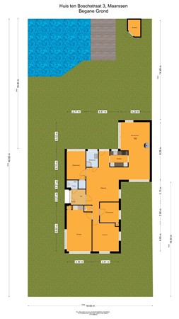 Floorplan - Huis ten Boschstraat 3, 3601 AA Maarssenbroek